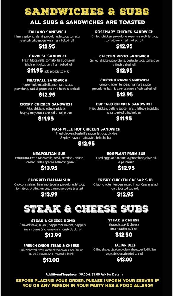 Crush Pizza Menu image 2